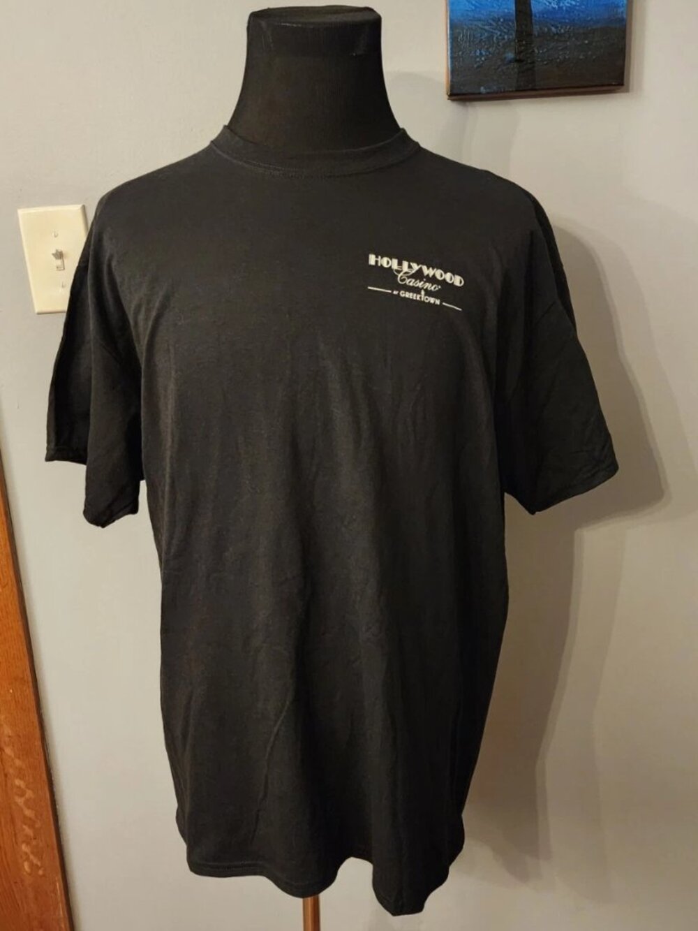 Hollywood Casino at Greektown Detroit Black T-Shirt Men's XL